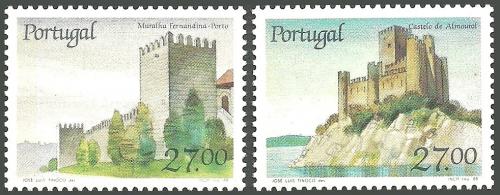 Poštovní známky Portugalsko 1988 Hrady Mi# 1739-40
