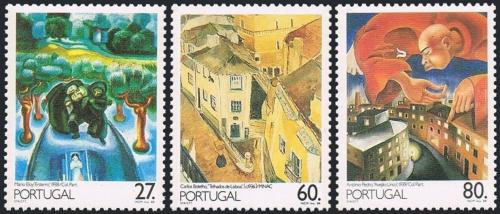 Poštovní známky Portugalsko 1988 Umìní 20. století Mi# 1769-71 Kat 4.50€