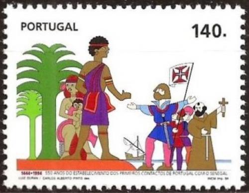 Poštovní známka Portugalsko 1994 Portugalci v Senegalu Mi# 2056