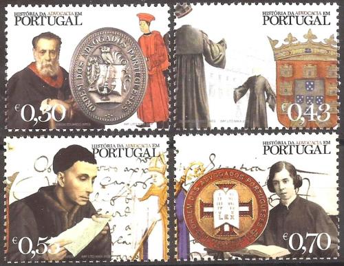 Poštovní známky Portugalsko 2003 Historie soudnictví Mi# 2679-82
