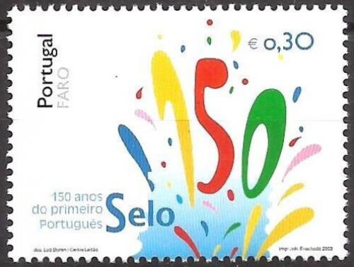 Poštovní známka Portugalsko 2003 První portugalské známky, 150. výroèí Mi# 2706