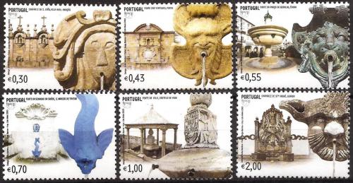 Poštovní známky Portugalsko 2003 Kašny Mi# 2722-27 Vysoký nominál !!!