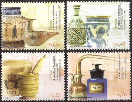 Poštovní známky Portugalsko 2003 Historická lékárna Mi# 2734-37