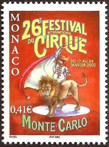 Poštovní známka Monako 2002 Cirkus Monte Carlo Mi# 2571