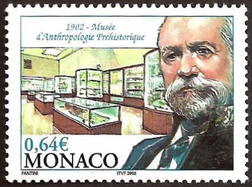Potovn znmka Monako 2002 Muzeum prehistorick antropologie, 100. vro Mi# 2590 - zvtit obrzek