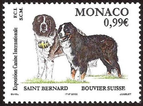 Potovn znmka Monako 2002 Psi Mi# 2596 - zvtit obrzek