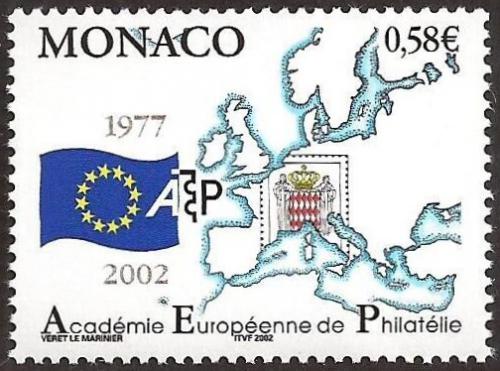 Poštovní známka Monako 2002 Evropská filatelistická akademie, 25. výroèí Mi# 2598