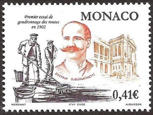Poštovní známka Monako 2002 Ernest Guglielminetti, švýcarský lékaø Mi# 2602