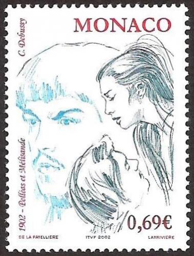 Poštovní známka Monako 2002 Opera Pelleas a Melisanda, Claude Debussy Mi# 2606