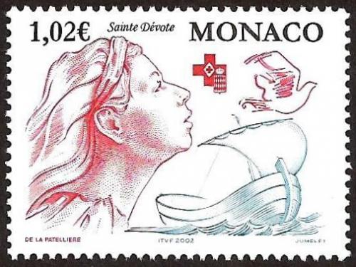 Poštovní známka Monako 2002 Svatá Dévote, patronka Monaka Mi# 2607