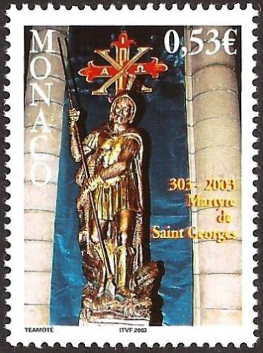 Poštovní známka Monako 2002 Svatý Jiøí Mi# 2634