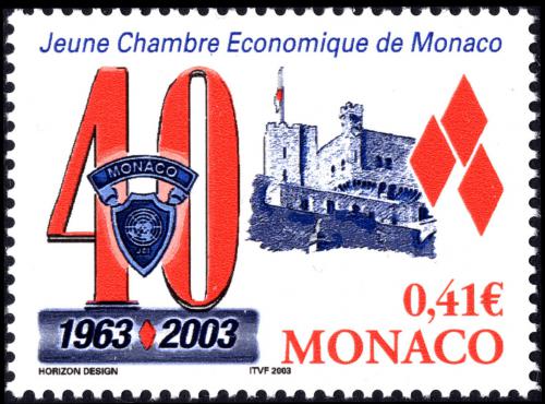 Poštovní známka Monako 2003 Hospodáøská komora mládeže, 40. výroèí Mi# 2643