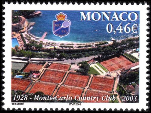 Poštovní známka Monako 2003 Tenisový klub Monte Carlo, 75. výroèí Mi# 2644