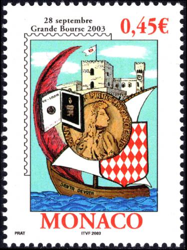 Poštovní známka Monako 2003 Sbìratelská burza v Fontvieille Mi# 2649