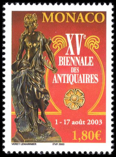 Poštovní známka Monako 2003 Socha Mi# 2651