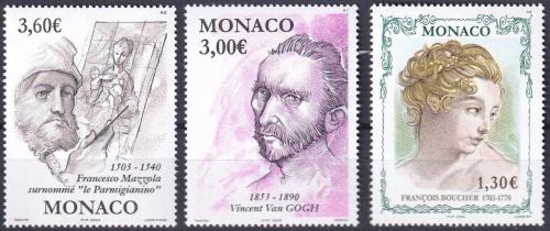 Poštovní známky Monako 2003 Malíøi Mi# 2656-58 Vysoký nominál !!!