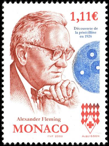 Poštovní známka Monako 2003 Alexander Fleming Mi# 2662