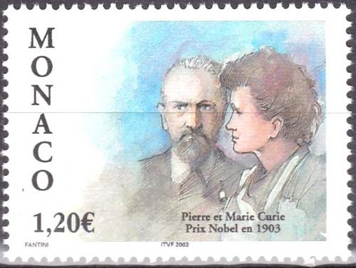 Poštovní známka Monako 2003 Pierre a Marie Curie Mi# 2663