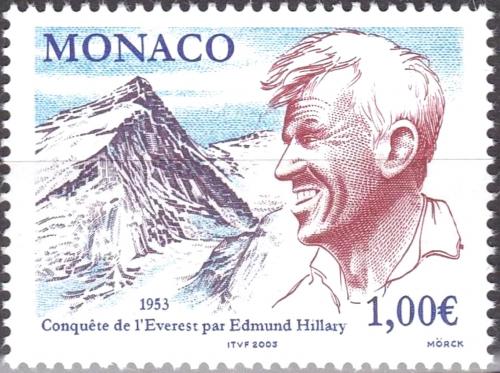 Poštovní známka Monako 2003 Edmund Hillary a Mount Everest Mi# 2664