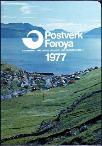 Roèníkové album Faerské ostrovy 1977 Mi# 24-30