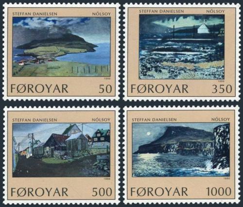 Poštovní známky Faerské ostrovy 1990 Umìní, Steffan Danielsen Mi# 207-10 Kat 7€