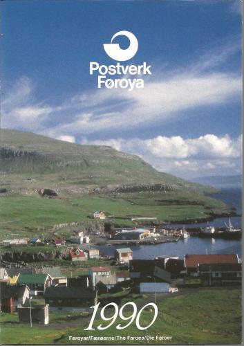 Roèníkové album Faerské ostrovy 1990 Mi# 194-210 + Block 4 Kat 28.50€