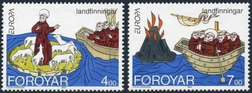 Potovn znmky Faersk ostrovy 1994 Evropa CEPT, objevy Mi# 260-61 - zvtit obrzek