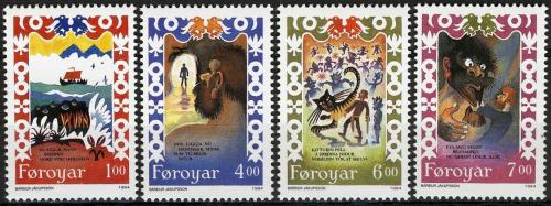 Poštovní známky Faerské ostrovy 1994 Balada Brusajokil Mi 266-69 Kat 6€