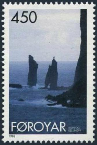 Potovn znmka Faersk ostrovy 1996 Skalnat pobe Mi# 291 - zvtit obrzek