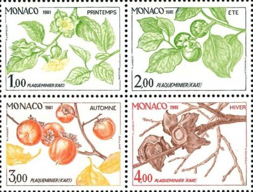 Poštovní známky Monako 1981 Tomel japonský Mi# 1502-05 Kat 5€