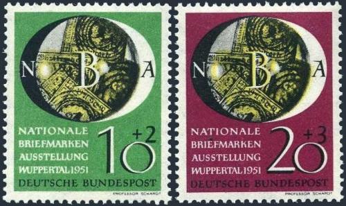 Poštovní známky Nìmecko 1951 Národní výstava Mi# 141-42 90€