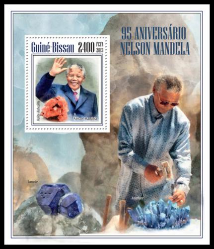 Poštovní známka Guinea-Bissau 2013 Nelson Mandela Mi# Block 1219 Kat 10€