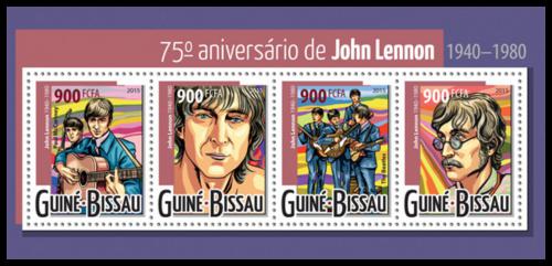 Poštovní známky Guinea-Bissau 2015 John Lennon, The Beatles Mi# 8016-19 Kat 14€