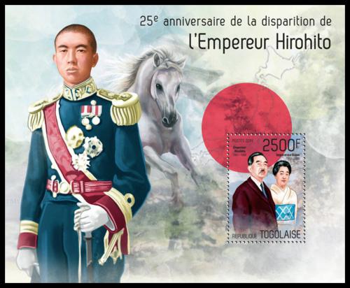 Potovn znmka Togo 2014 Csa Hirohito Mi# Block 974 Kat 10 - zvtit obrzek