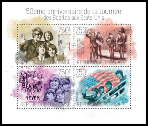 Poštovní známky Togo 2014 Beatles Mi# 5595-98 Kat 12€