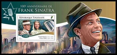 Potovn znmka Togo 2015 Frank Sinatra Mi# Block 1135 Kat 10