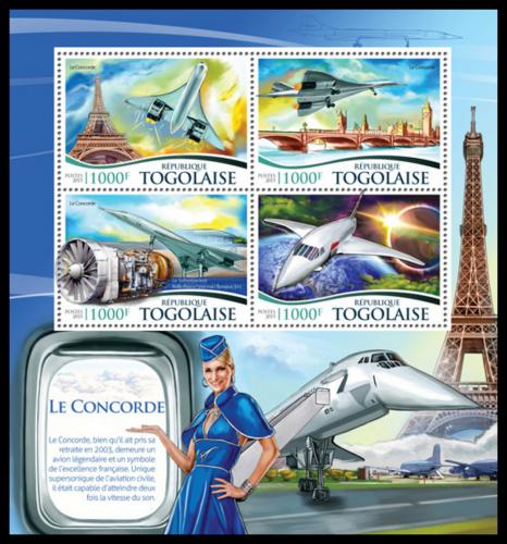 Potovn znmky Togo 2015 Concorde Mi# 6804-07 Kat 16 