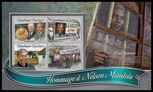 Poštovní známky Togo 2016 Nelson Mandela Mi# 7564-67 Kat 12€