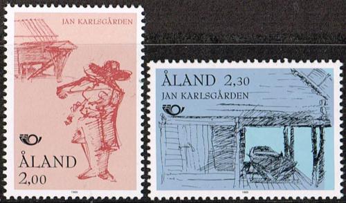 Poštovní známky Alandy 1993 Turistické zajímavosti, NORDEN Mi# 70-71