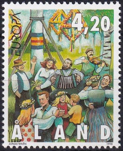Poštovní známka Alandy 1998 Evropa CEPT, národní svátky Mi# 140 Kat 4€