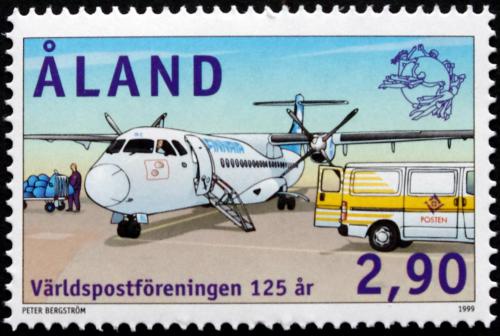 Poštovní známka Alandy 1999 UPU, 125. výroèí Mi# 161
