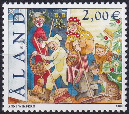 Poštovní známka Alandy 2002 Vánoce Mi# 201