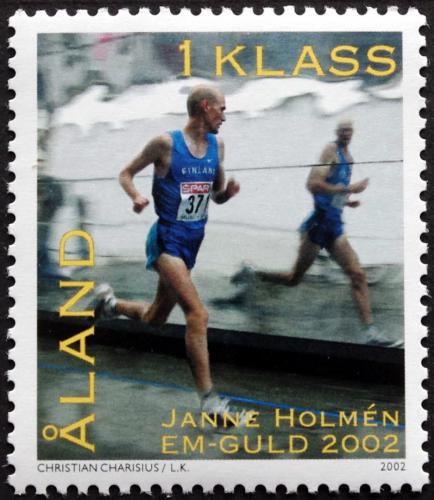 Poštovní známka Alandy 2002 Janne Holmén Mi# 213