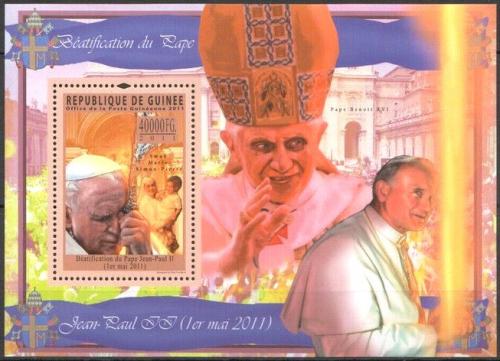 Potovn znmka Guinea 2011 Pape Jan Pavel II. Mi# Block 1955 Kat 16 - zvtit obrzek