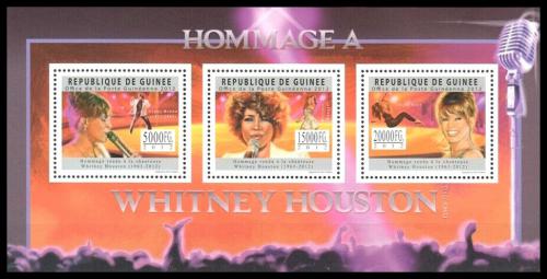 Poštovní známky Guinea 2012 Whitney Houston Mi# 9131-33 Kat 16€