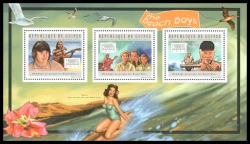 Poštovní známky Guinea 2012 The Beach Boys Mi# 9416-18 Kat 18€
