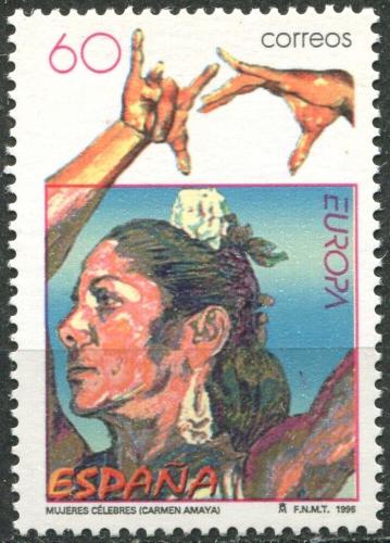 Poštovní známka Španìlsko 1996 Evropa CEPT, slavné ženy Mi# 3281