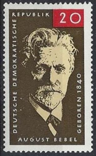 Poštovní známka DDR 1965 August Bebel, politik Mi# 1089