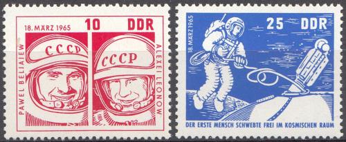 Poštovní známky DDR 1965 Vostok 2 Mi# 1098-99
