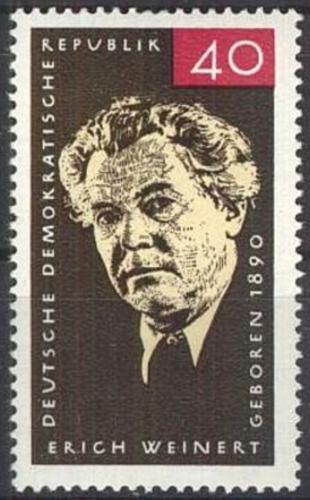 Poštovní známka DDR 1965 Erich Weinert, spisovatel Mi# 1124